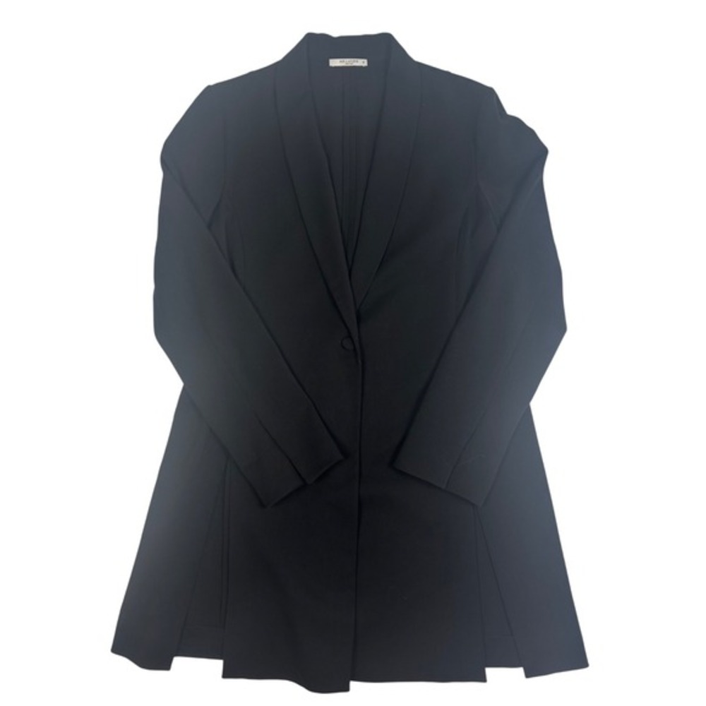 MM‎ Lafleur Black Single Button Shawl Collar Blazer Dress